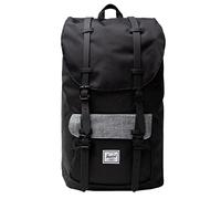 Herschel Little America Unisex-Rucksack für Erwachsene, Black Crosshatch/Black/Raven Crosshatch