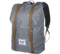 Herschel Retreat Classics Rucksack Unisex, Grey/Tan Synthetic Leather Backpack, Einheitsgröße