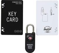 Herschel Supply Tsa Card Lock Gepäckschloss, Unisex-Erwachsene, Schwarz, Einheitsgröße
