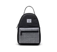 Herschel Unisex-Erwachsene Nova Mini, Schwarz Crosshatch/Schwarz/Raven Crosshatch, Einheitsgröße, Tasche