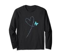 Herz bemalt von Butterfly Langarmshirt