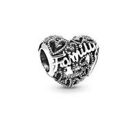 Herz Charm Family aus Sterlingsilber