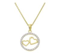 Herzanhänger Gold 333 mit Zirkonia JL14-02-0452 JuwelmaLux