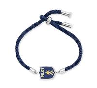 Herzengel Armband HEB-PILOT Edelstahl mit Emaille