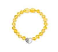 Herzengel Armband Herzflügel mit Bernstein HEB-HEARTWING-AM
