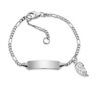 Herzengel HEB-ID-WING Mädchen Armband Flügel Silber 14 cm