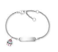 Herzengel HEB-ID-MUFFIN Mädchen Armband Silber 15 cm
