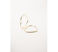 Herzförmige Edelstahlcreolen mit goldener IP Beschichtung 1 Gold 6010835.11.1