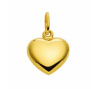Herzkette ADELIA´S "Halskette - Herzkette mit Anhänger Herz aus 585 Gold", gold, Halsketten, Damen, Gelbgold 585 Gold, Gelbgold 585, Gold, Herzkette, Schmuckset mit bis 45 cm stufenlos verstellbarer 9