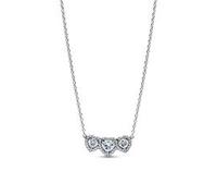 Herzkette für Damen, 925er Silber, Timeless