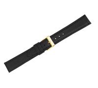 Herzog Kalb Classic XL > Uhrenarmband schwarz > Leder genarbt Verlauf