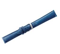 Herzog Öko-Nappa Uhrenarmband blau > Leder Antiallergisch gepolstert