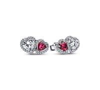 Herzohrringe für Damen Timeless, 925er Silber