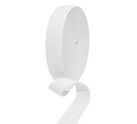 HERZONE 20M Gummiband 3.5cm breit Elastisches Band weiß Stark Elastische Gummilitze Gummizug Hosengummi Heimtexilien Nähzubehör Gummiband DIY Basteln (weiß, 3.5cm)