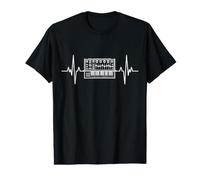 Herzschlag Synth-Pop, New-Wave-Musik Dark-Wave Synthesizer Preisgünstiges Grafik-T-Shirt