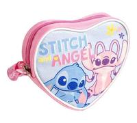 -Herztasche für Kinder mit lustigen Frozen-, und Stitch-Designs mit verstellbarem Riemen - Mini-Kindertasche, ideal zum Verschenken, als Umhängetasche