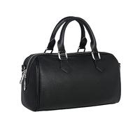 HESHE Ledertaschen mit Tragegriff für Damen, Leder-Geldbörsen, Tragetasche, Umhängetasche, Designer-Umhängetasche, Schwarz, （L）11.31"x（H) 6.24" x(W) 5.46” in