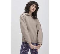 hessnatur Fleece Hoodie Oversized ACTIVE COMFORT aus reiner Bio-Baumwolle mandelbraun S