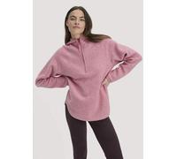 hessnatur Fleece Hoodie Relaxed ACTIVE LIGHT aus reiner Bio-Baumwolle rosenpink XS