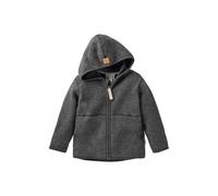 hessnatur Fleece-Jacke aus reiner Bio-Baumwolle anthrazit 62/68