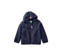 hessnatur Fleece Jacke aus reiner Bio-Baumwolle dunkelblau 158/164