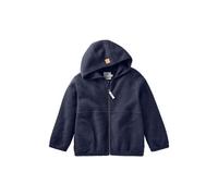 hessnatur Fleece Jacke aus reiner Bio-Baumwolle dunkelblau 98/104