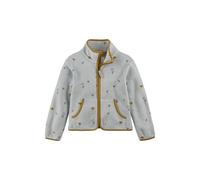 hessnatur Fleece Jacke aus reiner Bio-Baumwolle nebelgrau 146/152