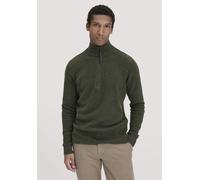 hessnatur Fleece Troyer Relaxed aus reiner Bio-Baumwolle tannengrün 50