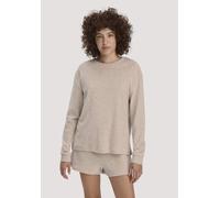 hessnatur Frottee Loungeshirt Oversize PURE COTTON aus reiner Bio-Baumwolle düne 34