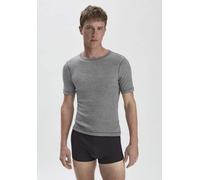 hessnatur Halbarm-Funktionsshirt mit Bio-Merinowolle und Seide anthrazit L