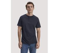hessnatur Heavy Jersey Henley Shirt Relaxed aus reiner Bio-Baumwolle marine 54