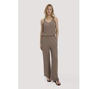 hessnatur Jersey Jumpsuit Relaxed aus Leinen und reiner Bio-Baumwolle mocca 34 Damen Bekleidung