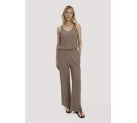 hessnatur Jersey Jumpsuit Relaxed aus Leinen und reiner Bio-Baumwolle mocca 48 Damen Bekleidung