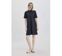 hessnatur Jersey Kleid Knielang Relaxed aus Bio-Baumwolle marine 36