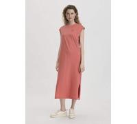 hessnatur Jersey Kleid Midi Regular aus reiner Bio-Baumwolle koralle 46