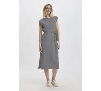 hessnatur Jersey Kleid Midi Regular aus reiner Bio-Baumwolle schwarz 46