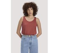 hessnatur Jersey Top Relaxed aus TENCEL Lyocell mit Bio-Baumwolle terrakotta 38 Damen Bekleidung