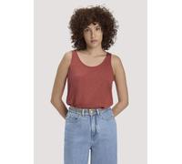 hessnatur Jersey Top Relaxed aus TENCEL Lyocell mit Bio-Baumwolle terrakotta 40 Damen Bekleidung