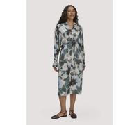 hessnatur Kimono Kleid mit Wickeloptik Midi aus reiner LENZING ECOVERO Viskose marine 36 Damen Bekleidung