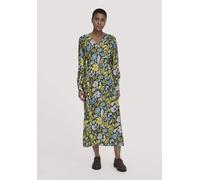 hessnatur Kleid Knöchellang Regular aus LENZING ECOVERO Satin dunkles petrol 38