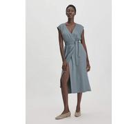 hessnatur Kleid Midi Relaxed aus reiner LENZING ECOVERO Viskose agavengrün 34