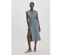 hessnatur Kleid Midi Relaxed aus reiner LENZING ECOVERO Viskose agavengrün 38