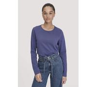 hessnatur Langarmshirt aus reiner Bio-Baumwolle irisblau 34