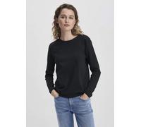 hessnatur Langarmshirt aus reiner Bio-Baumwolle schwarz 40