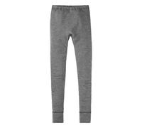 hessnatur Lange Unterhose aus Bio-Baumwolle mit Bio-Schurwolle und Seide anthrazit 110/116