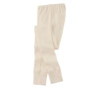 hessnatur Lange Unterhose aus Bio-Baumwolle mit Bio-Schurwolle und Seide natur 158/164