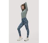 hessnatur Leggings Fitted Medium Cut ACTIVE LIGHT aus Bio-Baumwolle schieferblau XL
