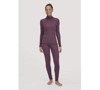 hessnatur Leggings Fitted WARM TOUCH aus Bio-Schurwolle und TENCEL Lyocell brombeere 34