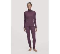 hessnatur Leggings Fitted WARM TOUCH aus Bio-Schurwolle und TENCEL Lyocell brombeere 44