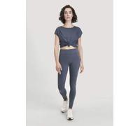 hessnatur Leggings Medium Cut ACTIVE LIGHT aus Bio-Baumwolle schieferblau L